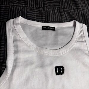 Dolce & Gabbana White Tank Top